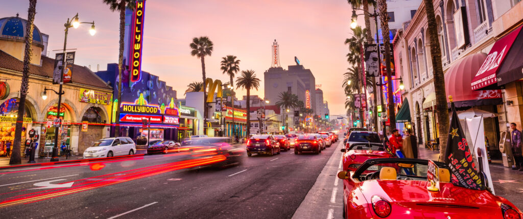Aerial view of Los Angeles skyline, symbolizing international mobility and opportunities when learning how to choose an MBA in Madrid.