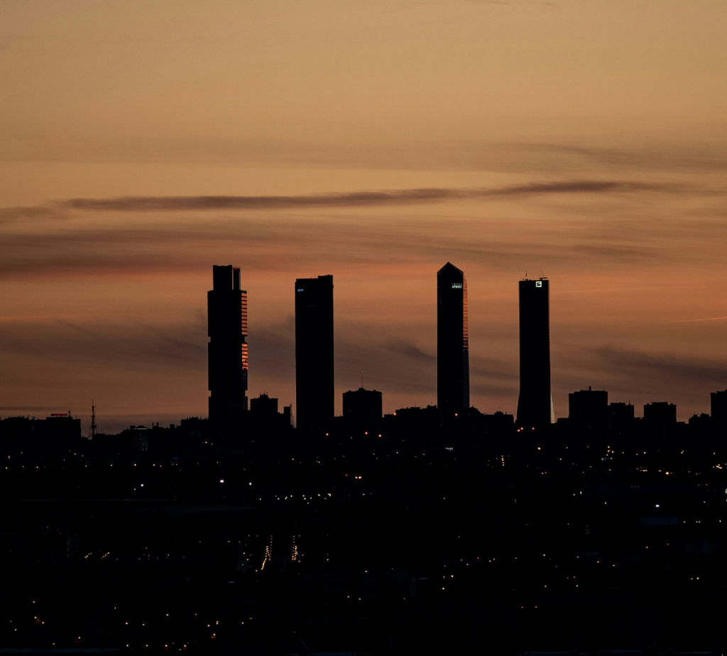 Madrid Cuatro Torres skyline for MBA in Spain from Singapore students