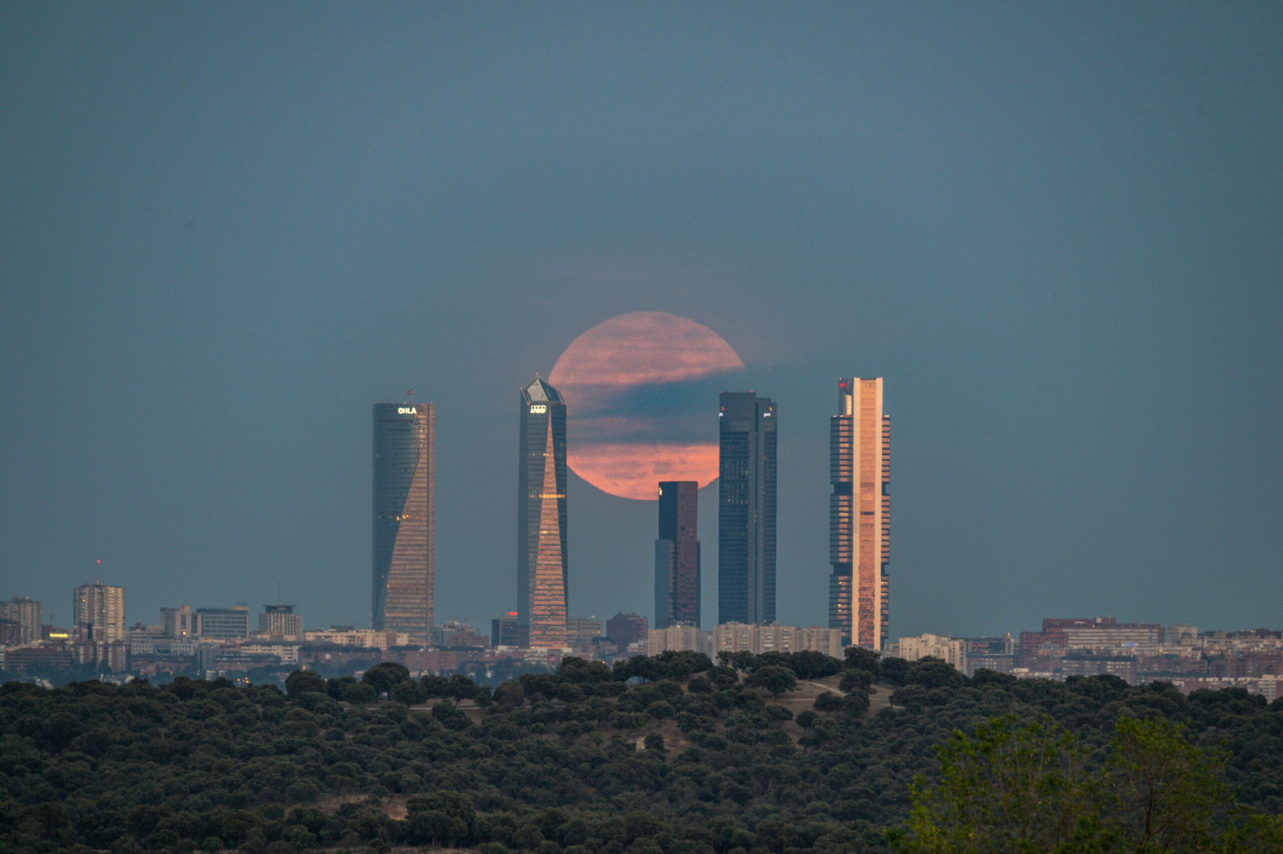 MBA in Spain from Colombia — Madrid skyline 4 Torres business area